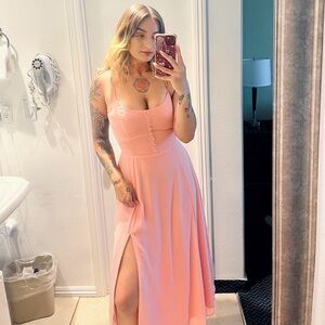 A&F Pink Maxi Dress